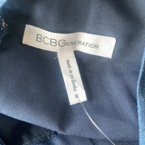BCBGeneration | Navy Blue Cut-out Crop Jumpsuit 6 - Picture 12 of 15